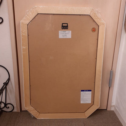 ウォールミラー おしゃれ 鏡 壁掛け 八角形 木製 グレー ゴールド ミラー OT・GD アンティーク イタリア製 ベルトーチ BERTOZZI 808864