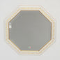 ウォールミラー おしゃれ 鏡 壁掛け 正八角形 木製 白 ホワイト ミラー OT アンティーク イタリア製 ベルトーチ BERTOZZI 808867