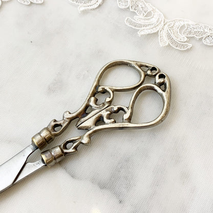 ハサミ クラフトシザー アンティーク調の装飾ハサミ はさみ 鋏 シザー 真鍮シザー 真鍮製鋏 インテリア雑貨 ゴールド アンティーク風はさみ 真鍮雑貨 84301SR-GD
