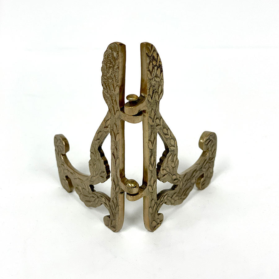 写真立て 額立て 折り畳み 皿立て プレート用 イーゼル Sサイズ 真鍮 ブラス インテリア雑貨 雑貨 87111es-gd