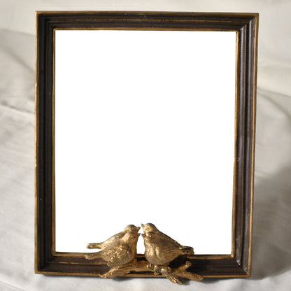 スタンドミラー 卓上ミラー ミラー 置き鏡 オシャレ アンティーク風 クラシック フレンチ ゴールド エレガント 姫家具 かわいい 883023GD