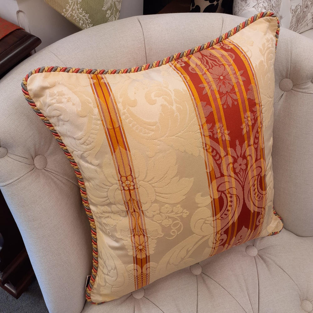 クッションカバー フランス製クッションカバー クッション トリム付きクッションカバー フランスインテリア雑貨 スタイルフランス 45x45 AcademiaBeRouge45X45