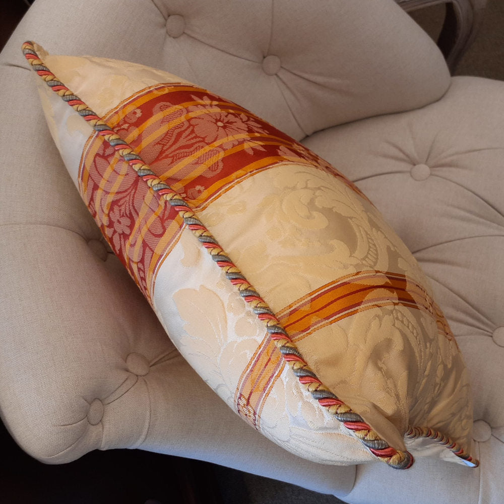 クッションカバー フランス製クッションカバー クッション トリム付きクッションカバー フランスインテリア雑貨 スタイルフランス 45x45 AcademiaBeRouge45X45