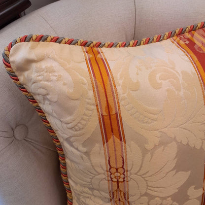 クッションカバー フランス製クッションカバー クッション トリム付きクッションカバー フランスインテリア雑貨 スタイルフランス 45x45 AcademiaBeRouge45X45