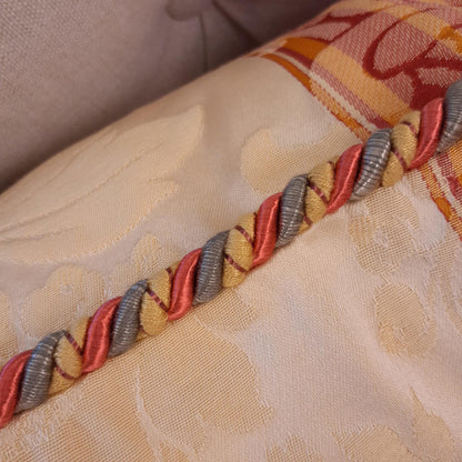 クッションカバー フランス製クッションカバー クッション トリム付きクッションカバー フランスインテリア雑貨 スタイルフランス 45x45 AcademiaBeRouge45X45