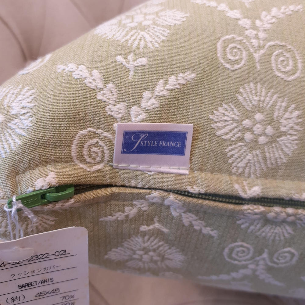 クッションカバー フランス製クッションカバー クッション クッションカバー フランスインテリア雑貨 スタイルフランス 45x45 BarbetAnis45X45