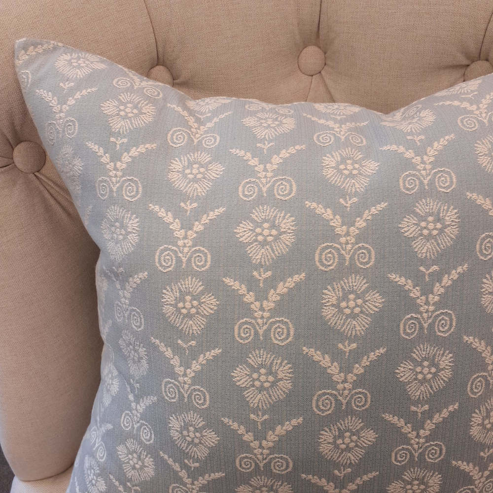 クッションカバー フランス製クッションカバー クッション クッションカバー フランスインテリア雑貨 スタイルフランス 45x45 BarbetBleu45X45