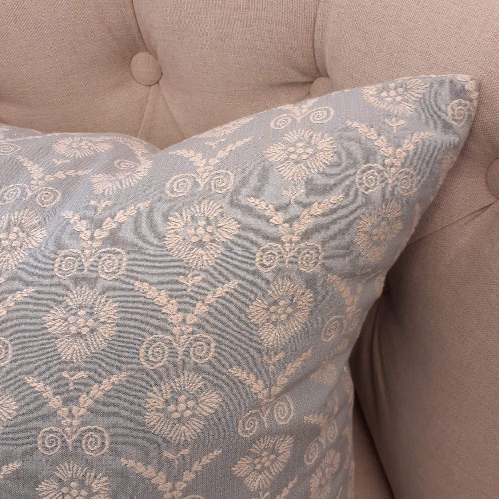 クッションカバー フランス製クッションカバー クッション クッションカバー フランスインテリア雑貨 スタイルフランス 45x45 BarbetBleu45X45