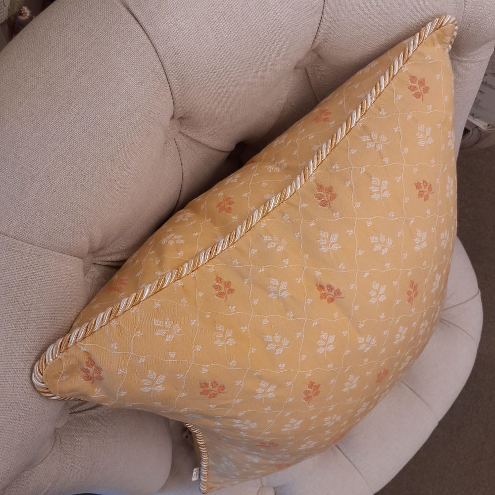 クッションカバー フランス製クッションカバー トリム付きクッションカバー クッションカバー フランスインテリア雑貨 スタイルフランス 45x45 ColalieBeige45