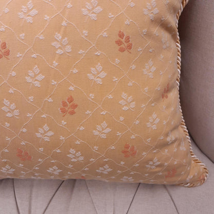 クッションカバー フランス製クッションカバー トリム付きクッションカバー クッションカバー フランスインテリア雑貨 スタイルフランス 45x45 ColalieBeige45