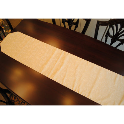 テーブルランナー テーブルライナー おしゃれ スタイルフランス フランス製生地 テーブルウエア テーブルセンター 160cm ベージュ EcritureBeige 30x160