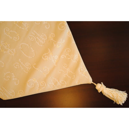 テーブルランナー テーブルライナー おしゃれ スタイルフランス フランス製生地 テーブルウエア テーブルセンター 160cm ベージュ EcritureBeige 30x160