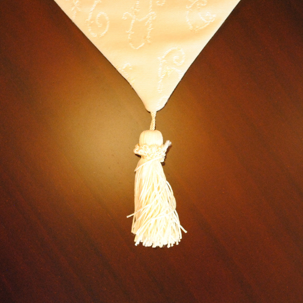 テーブルランナー テーブルライナー おしゃれ スタイルフランス フランス製生地 テーブルウエア テーブルセンター 160cm ベージュ EcritureBeige 30x160