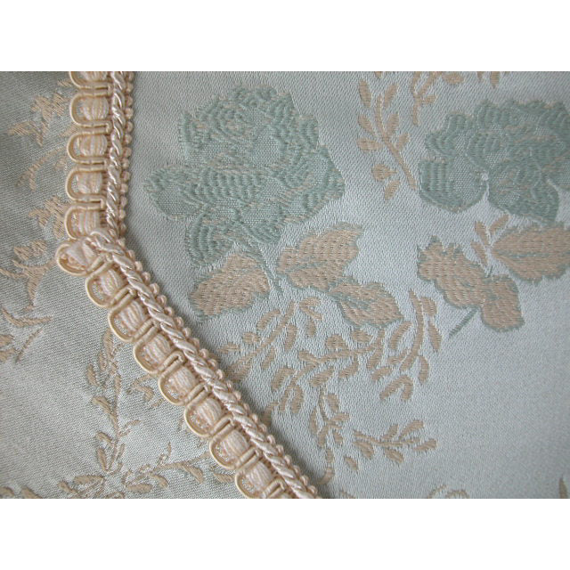 テーブルランナー テーブルライナー 薔薇柄 スタイルフランス フランス製生地 ブレード付き テーブルウエア テーブルセンター 200cm ブルー ElodieBleu 30x200cm