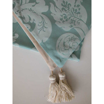 テーブルランナー テーブルライナー おしゃれ スタイルフランス フランス製生地 テーブルウエア テーブルセンター 160cm ブルー FlorenceBleu 30x160