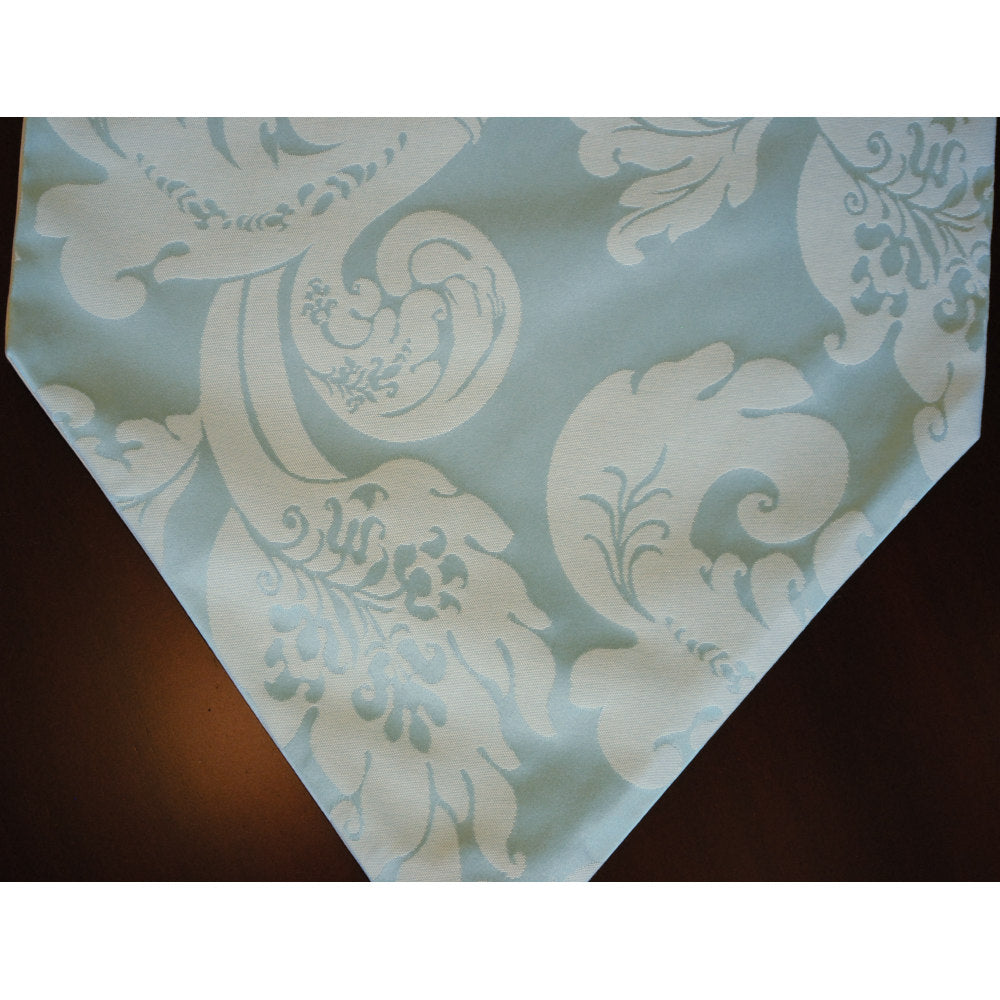 テーブルランナー テーブルライナー おしゃれ スタイルフランス フランス製生地 テーブルウエア テーブルセンター 160cm ブルー FlorenceBleu 30x160