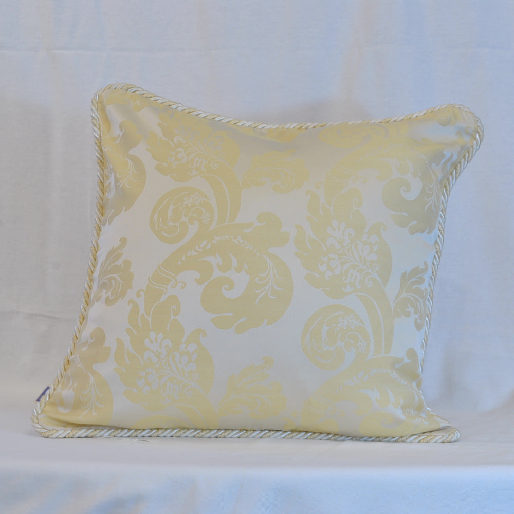 クッションカバー フランス製クッションカバー クッション トリム付きクッションカバー フランスインテリア雑貨 スタイルフランス 45x45 FlorenceIvoire45X45