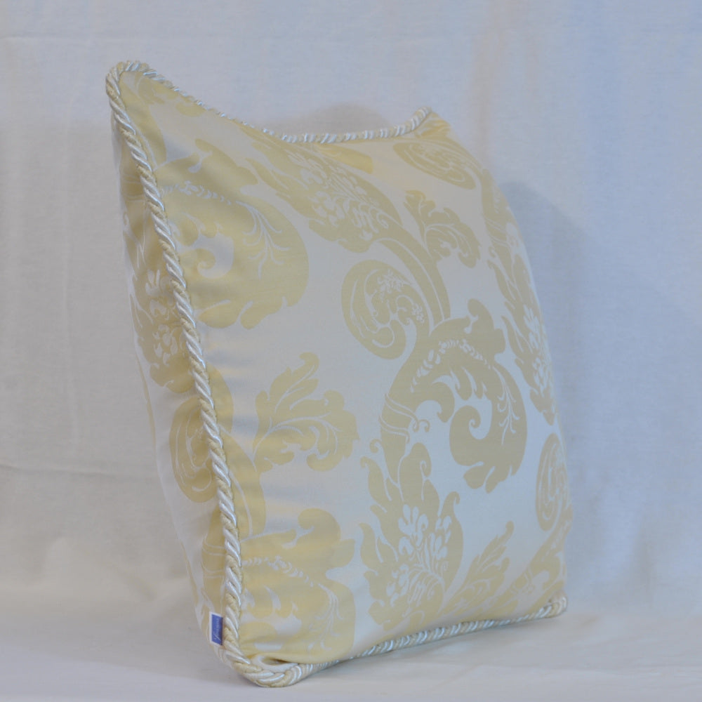 クッションカバー フランス製クッションカバー クッション トリム付きクッションカバー フランスインテリア雑貨 スタイルフランス 45x45 FlorenceIvoire45X45