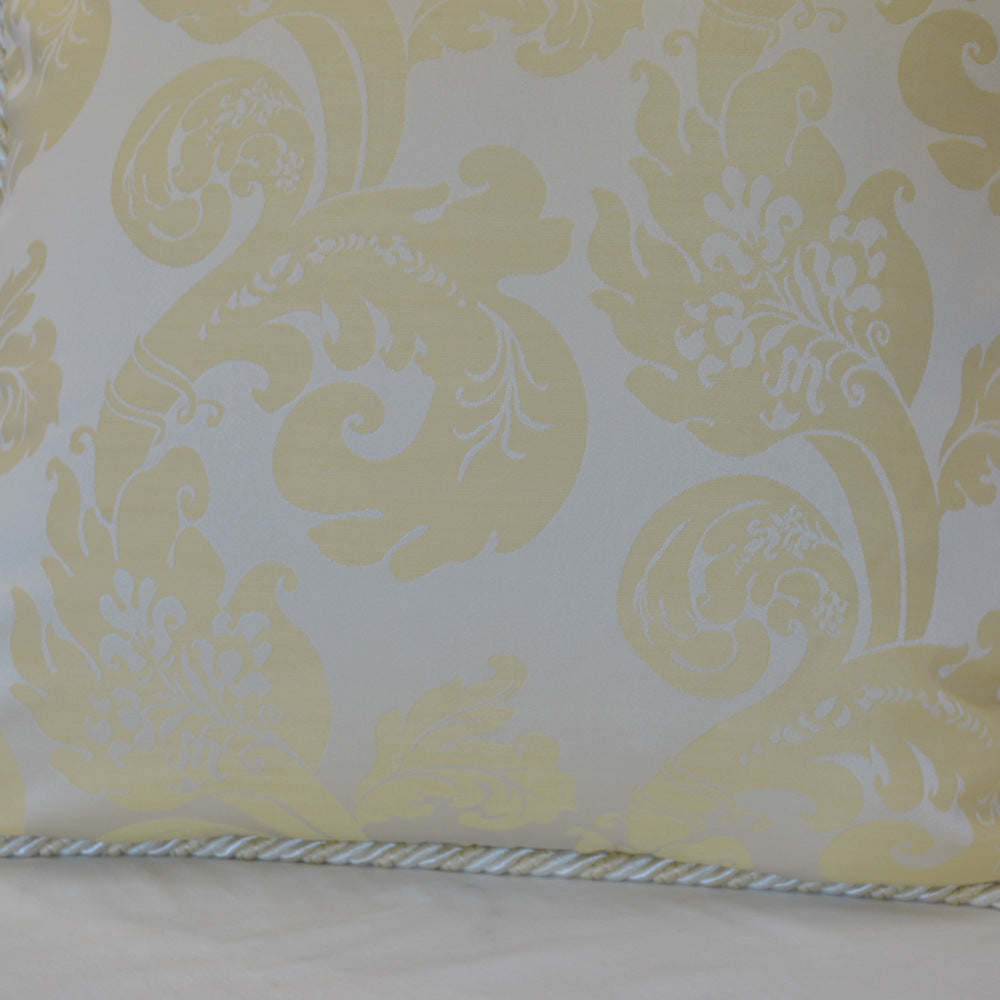 クッションカバー フランス製クッションカバー クッション トリム付きクッションカバー フランスインテリア雑貨 スタイルフランス 45x45 FlorenceIvoire45X45