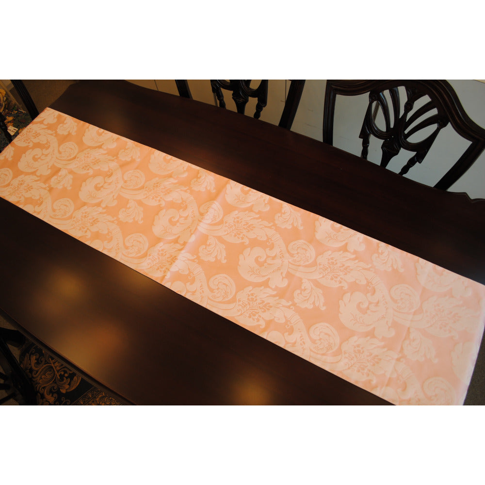 テーブルランナー テーブルライナー おしゃれ スタイルフランス フランス製生地 テーブルウエア テーブルセンター 230 ピンク FlorenceRose 35x230cm 21007TR-P