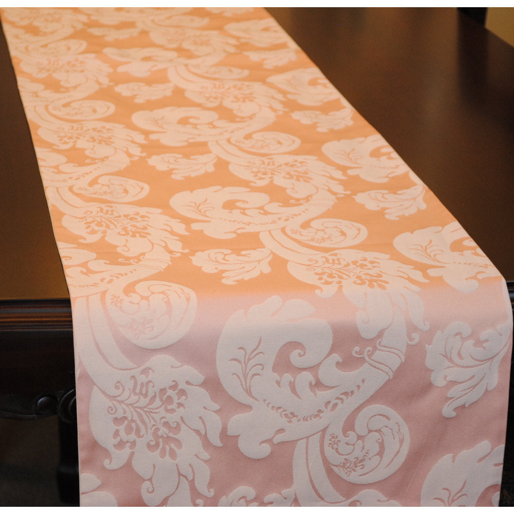 テーブルランナー テーブルライナー おしゃれ スタイルフランス フランス製生地 テーブルウエア テーブルセンター 230 ピンク FlorenceRose 35x230cm 21007TR-P