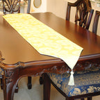 テーブルランナー テーブルライナー おしゃれ スタイルフランス フランス製生地 テーブルウエア テーブルセンター 160cm グリーン FlorenceVtAnis 30x160