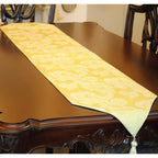 テーブルランナー テーブルライナー おしゃれ スタイルフランス フランス製生地 テーブルウエア テーブルセンター 160cm グリーン FlorenceVtAnis 30x160