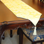 テーブルランナー テーブルライナー おしゃれ スタイルフランス フランス製生地 テーブルウエア テーブルセンター 160cm グリーン FlorenceVtAnis 30x160