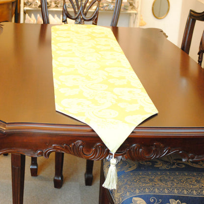 テーブルランナー テーブルライナー おしゃれ スタイルフランス フランス製生地 テーブルウエア テーブルセンター 160cm グリーン FlorenceVtAnis 30x160