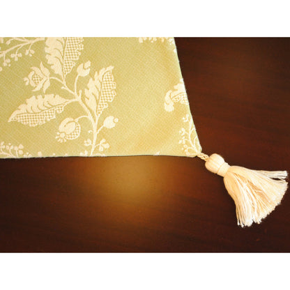 テーブルランナー テーブルライナー おしゃれ スタイルフランス フランス製生地 テーブルウエア テーブルセンター 160cm グリーン GustaveAnis 30x160