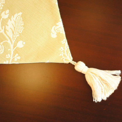 テーブルランナー テーブルライナー おしゃれ スタイルフランス フランス製生地 テーブルウエア テーブルセンター 160cm グリーン GustaveAnis 30x160