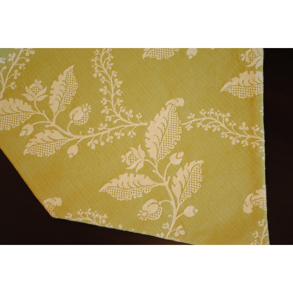 テーブルランナー テーブルライナー おしゃれ スタイルフランス フランス製生地 テーブルウエア テーブルセンター 160cm グリーン GustaveAnis 30x160