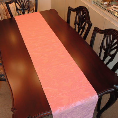 テーブルランナー テーブルライナー おしゃれ 230cm ダマスク柄 ダマスクローズ柄 フランス製生地 スタイルフランス RegenceRose 35x230cm 21007TR-MP