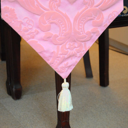 テーブルランナー テーブルライナー おしゃれ 230cm ダマスク柄 ダマスクローズ柄 フランス製生地 スタイルフランス RegenceRose 35x230cm 21007TR-MP