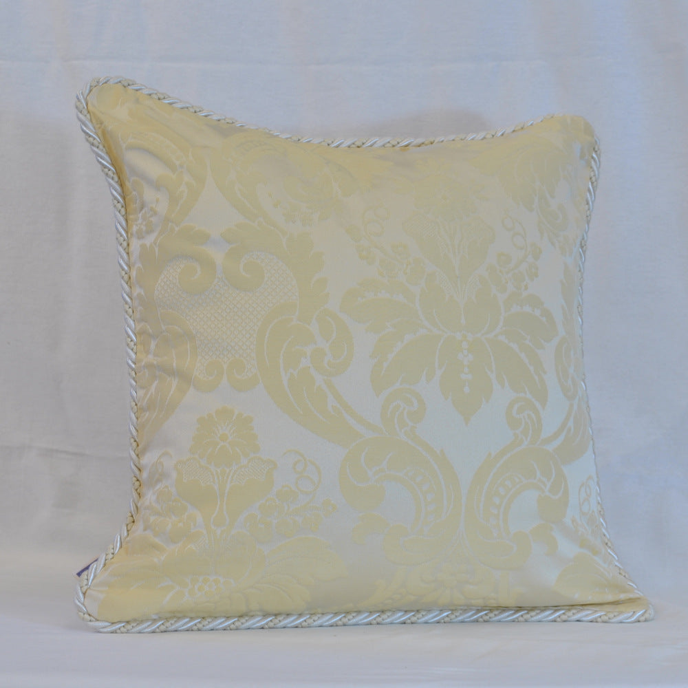 クッションカバー フランス製クッションカバー クッション トリム付きクッションカバー フランスインテリア雑貨 スタイルフランス 45x45 RegenceIvoire45X45