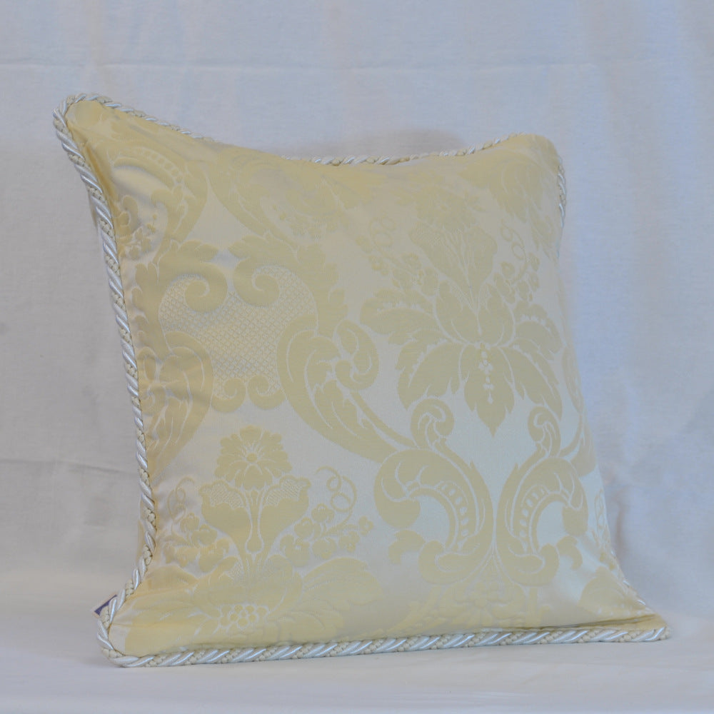 クッションカバー フランス製クッションカバー クッション トリム付きクッションカバー フランスインテリア雑貨 スタイルフランス 45x45 RegenceIvoire45X45