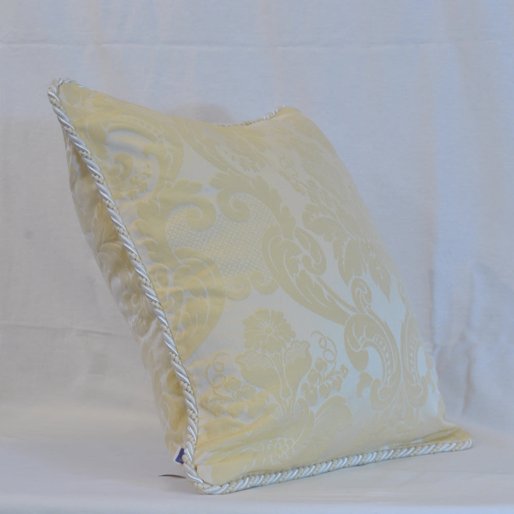 クッションカバー フランス製クッションカバー クッション トリム付きクッションカバー フランスインテリア雑貨 スタイルフランス 45x45 RegenceIvoire45X45