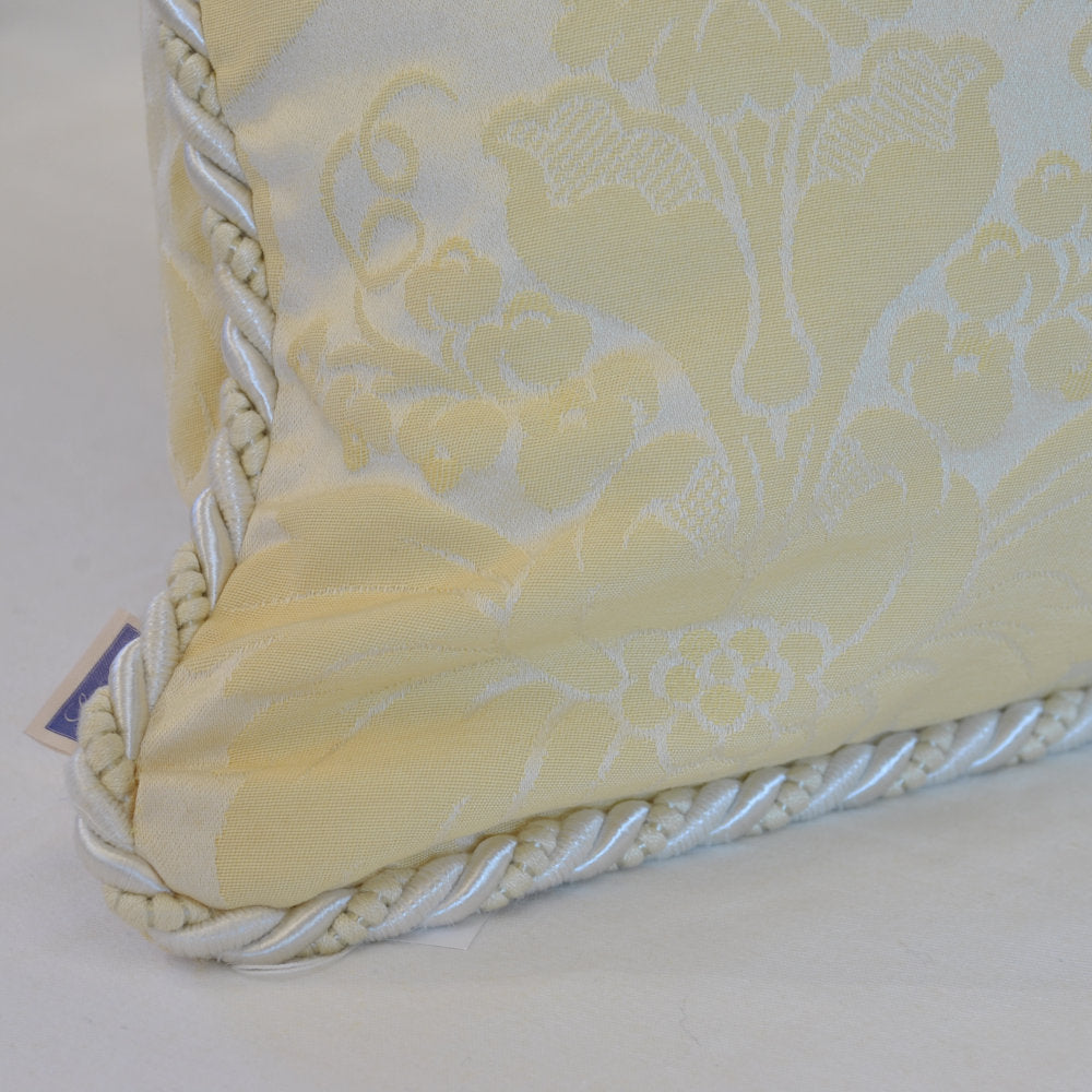 クッションカバー フランス製クッションカバー クッション トリム付きクッションカバー フランスインテリア雑貨 スタイルフランス 45x45 RegenceIvoire45X45