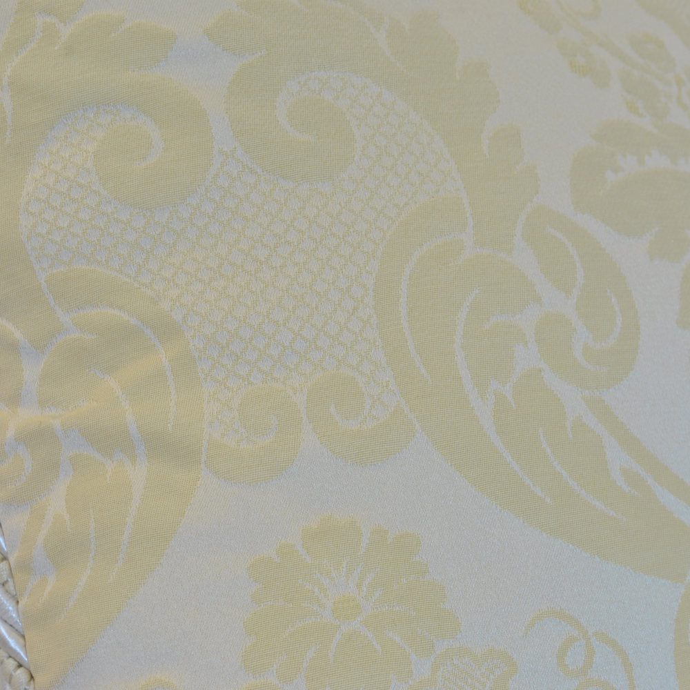 クッションカバー フランス製クッションカバー クッション トリム付きクッションカバー フランスインテリア雑貨 スタイルフランス 45x45 RegenceIvoire45X45