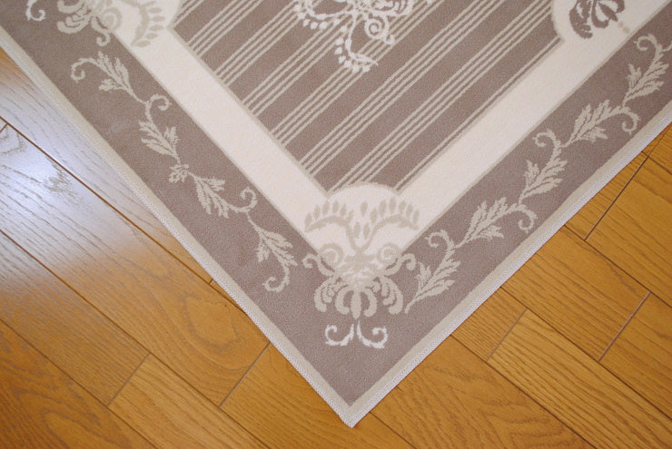 玄関マット マット ラグマット オーガニック コットン100% フランス製マット スタイルフランス セルジュルサージュ ラグマット SERGELESAGE フランスラグマット 段通玄関マット 綿100％ solene/lin 66x107cm