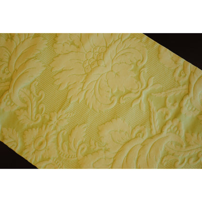 テーブルセンター グリーン オシャレ フリンジ付き フランス製生地 スタイルフランス 30x60cm TaorminaTill