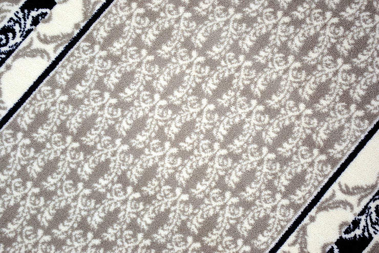 玄関マット マンション玄関マット ラグマット オーガニック コットン100% フランス製マット スタイルフランス セルジュルサージュ ラグマット SERGELESAGE フランスラグマット 段通玄関マット 綿100％ trinity/noir 50x70cm