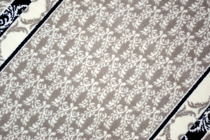 玄関マット マンション玄関マット ラグマット オーガニック コットン100% フランス製マット スタイルフランス セルジュルサージュ ラグマット SERGELESAGE フランスラグマット 段通玄関マット 綿100％ trinity/noir 50x70cm