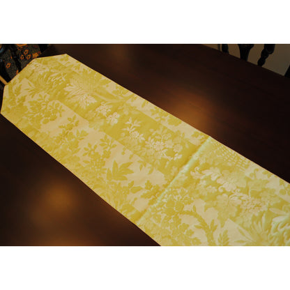 テーブルランナー テーブルライナー おしゃれ スタイルフランス フランス製生地 テーブルウエア テーブルセンター 160cm グリーン VeroneAnis 30x160