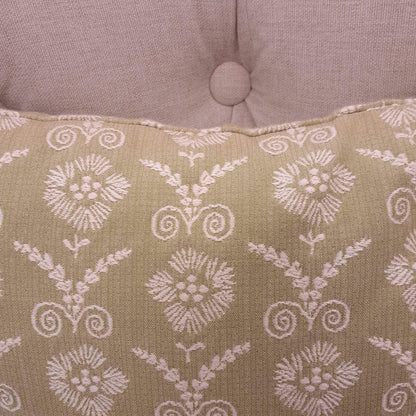 クッションカバー クッション 輸入インテリア雑貨 スタイルフランス グリーン フランス製クッションカバー 35x35 CompagnieDesEtoffes BarbetAnis35x35