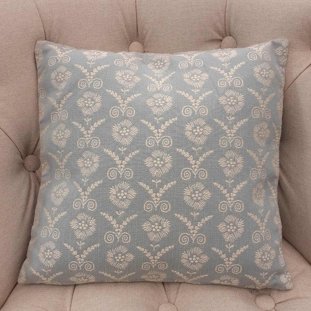 クッションカバー フランス製クッションカバー スタイルフランス フランス製インテリア雑貨 フランス製 35x35 CompagnieDesEtoffes BarbetBleu35x35