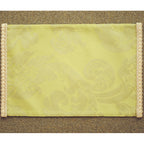 テーブルセンター オシャレ スタイルフランス 20x30 ブレード付き フランス製生地 グリーン 20x30cm FlorenceVtAnis