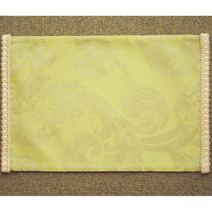 テーブルセンター オシャレ スタイルフランス 20x30 ブレード付き フランス製生地 グリーン 20x30cm FlorenceVtAnis