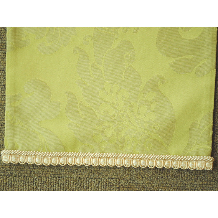 テーブルセンター オシャレ スタイルフランス 20x30 ブレード付き フランス製生地 グリーン 20x30cm FlorenceVtAnis