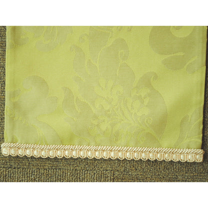 テーブルセンター オシャレ スタイルフランス 20x30 ブレード付き フランス製生地 グリーン 20x30cm FlorenceVtAnis